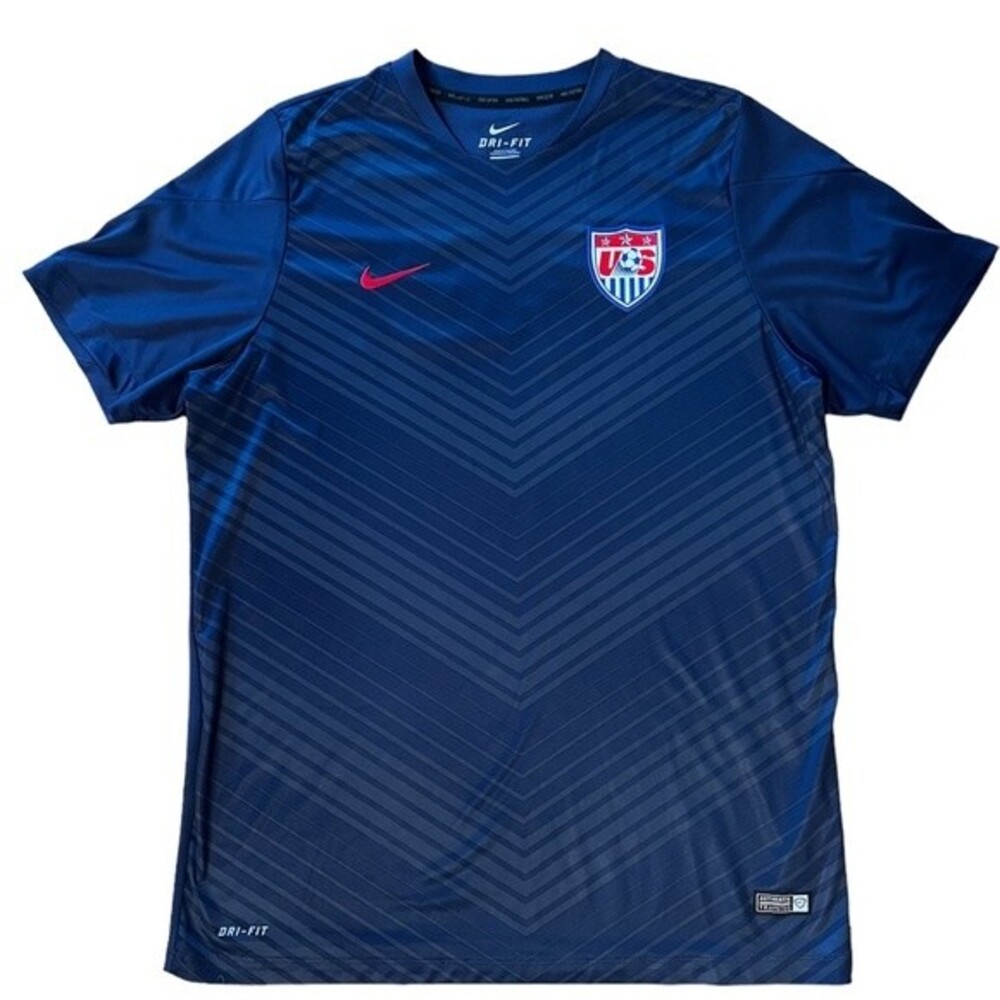 Nike Fubol USA Soccer. Dri-Fit authentic 2014 pre match training shirt size XL